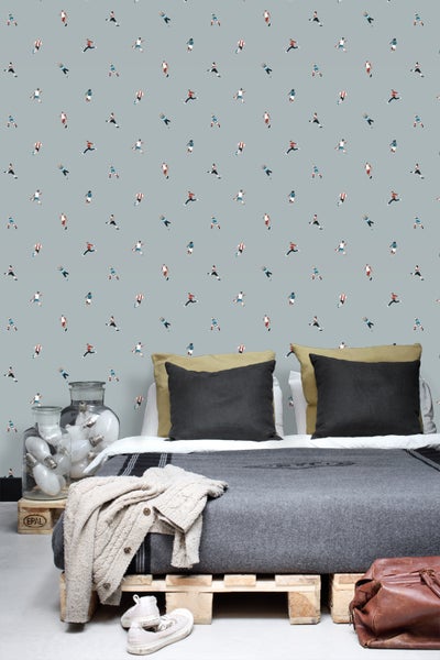 Darstellung einer Zimmerplanung mit einer App auf einem Smartphone