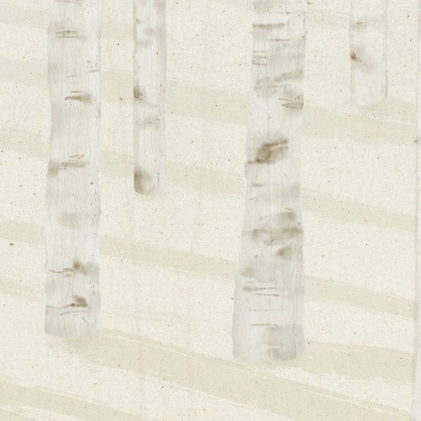 Dekoratives Birkenbaum-Motiv für Wandgestaltung