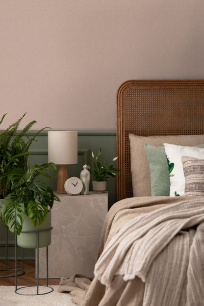 Walls4You Tapete Uni Rosa - 53 cm x 10.05 m - 935341