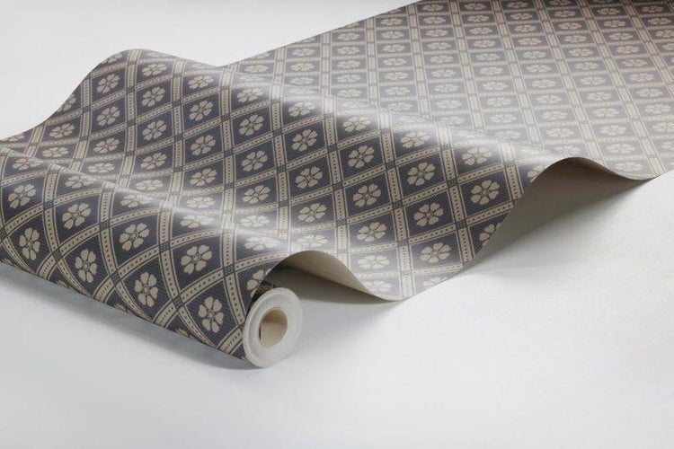Borastapeter Tapete Fliesenmuster Schwarz - 53 cm x 10.05 m - 660577