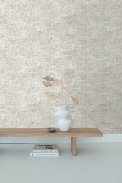 Sanders und Sanders Tapete grafisches Motiv Grau - 53 cm x 10,05 m - 640755