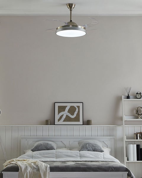 Deckenventilator mit Licht IBAR mit Fernbedienung Transparent