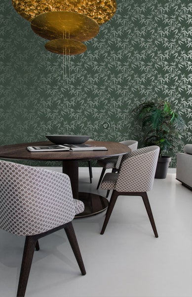 Origin Wallcoverings Tapete Bambusblätter Dunkelgrün - 53 cm x 10.05 m - 347738