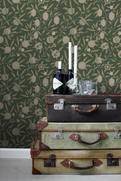 Wandleuchte für den Außenbereich neben einer Haustür.