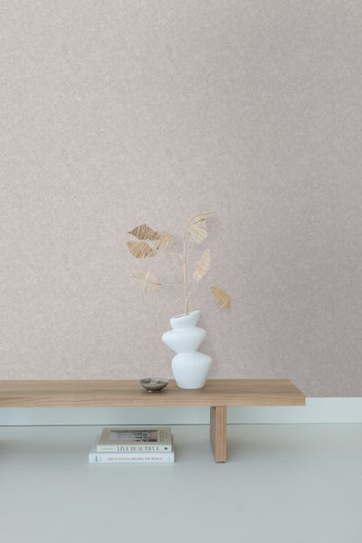 Nahaufnahme einer Wand mit Vliestapete als Hintergrund