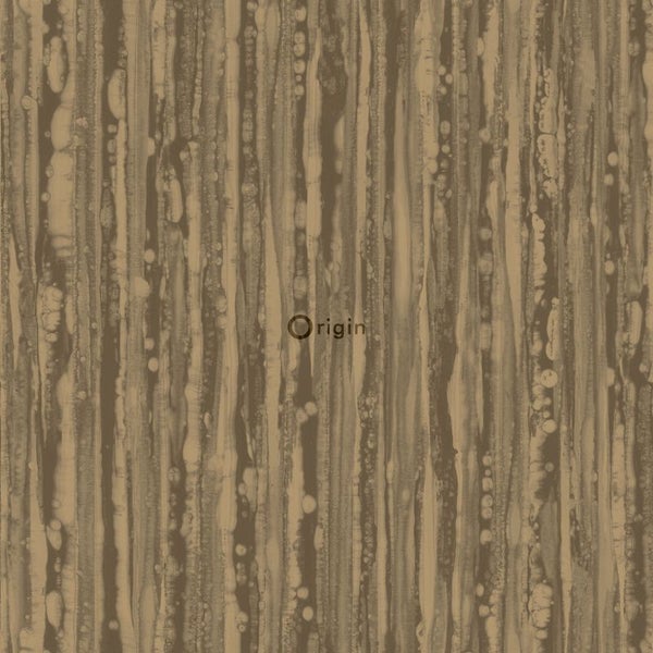 Origin Wallcoverings Tapete Streifen Kupferbraun - 53 cm x 10.05 m - 346643