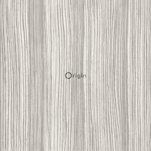 Origin Wallcoverings Tapete Streifenmuster Hellbraun - 53 cm x 10.05 m - 347237