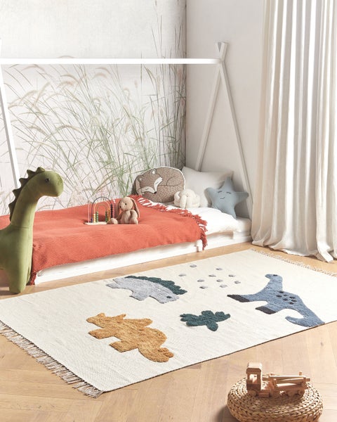Kinderteppich GHARTA Bunt 140 x 200 cm Baumwolle