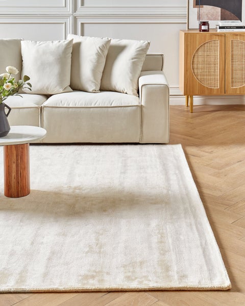 Teppich GESI II Hellbeige 200 x 300 cm Viskose