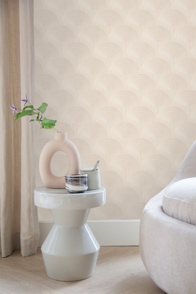 ESTAhome Tapete 3D Muster Beige - 50 x 900 cm - 131100