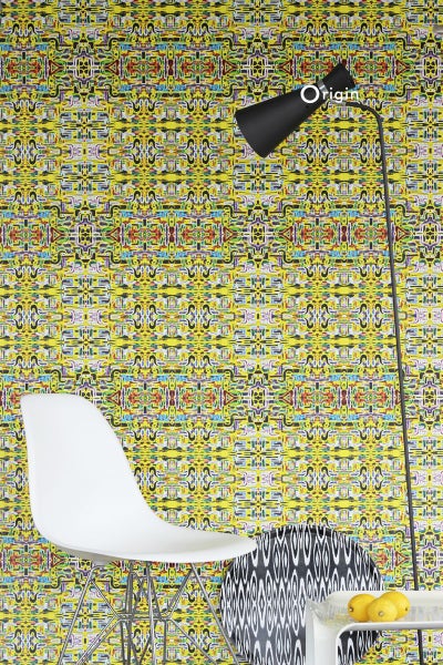 Origin Wallcoverings XXL-Vliestapete Dschungelmuster Gelb - 50 x 900 cm - 356904