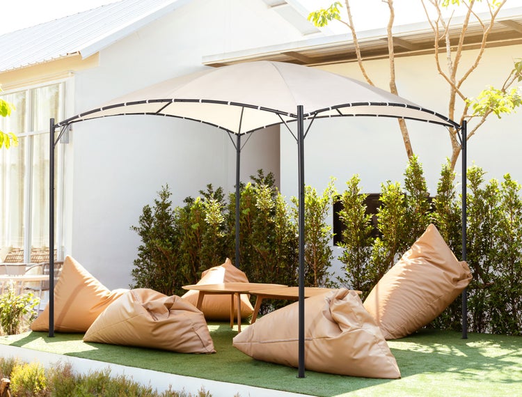 Pavillon VOMERO Metall 305 cm 305 cm Beige