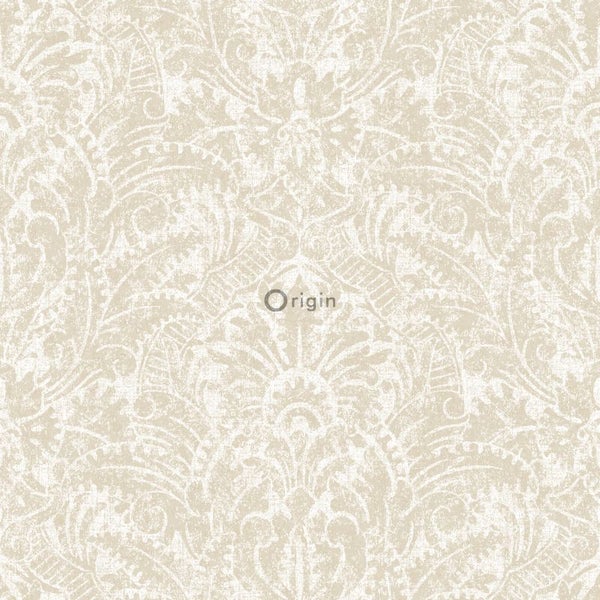 Origin Wallcoverings Tapete Ornamente Beige - 53 cm x 10.05 m - 347307