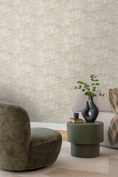 Sanders und Sanders Tapete grafisches Motiv Beige - 53 cm x 10,05 m - 640752