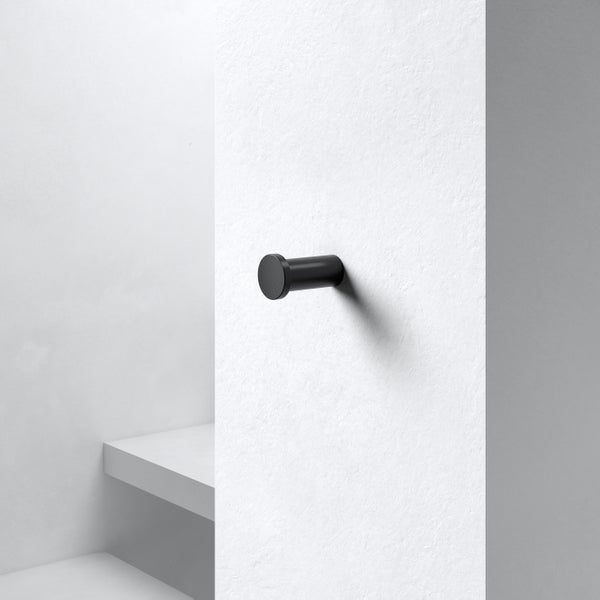 Runder Wandhaken aus Metall zur Montage an der Wand.