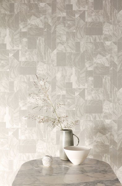 Masureel Tapete Marmor-Optik Grau - 53 cm x 10.05 m - 630835