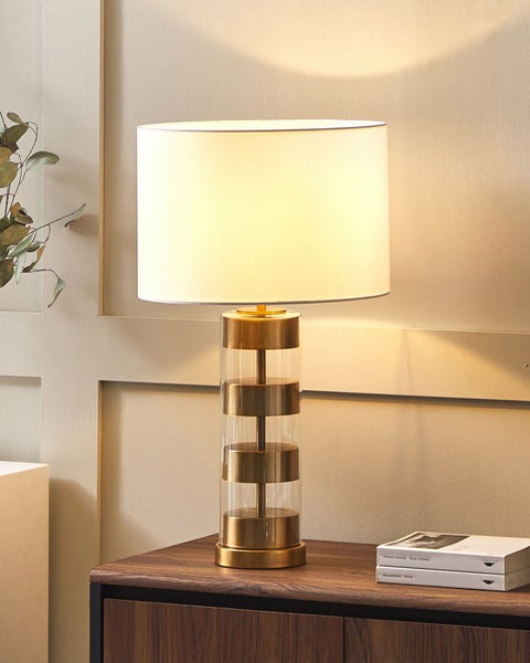 Tischleuchte BEATTON Metall Gold