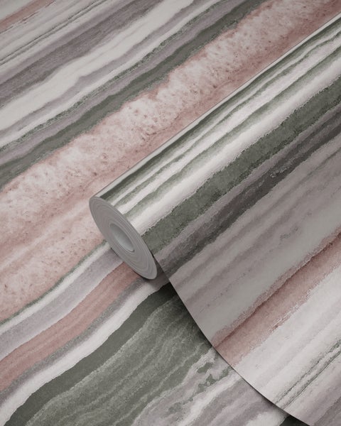 Origin Wallcoverings Tapete Marmor-Optik Quarzrosa - 53 cm x 10.05 m - 337237