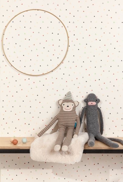 Dekorative schwarze Vase mit Flechtmuster