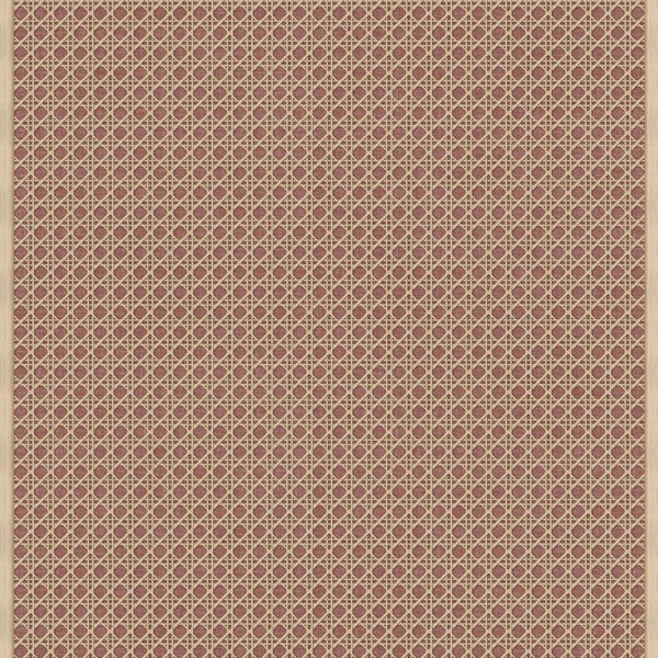 Sanders und Sanders Tapete Karomuster Terrakotta - 53 cm x 10 m - 640512