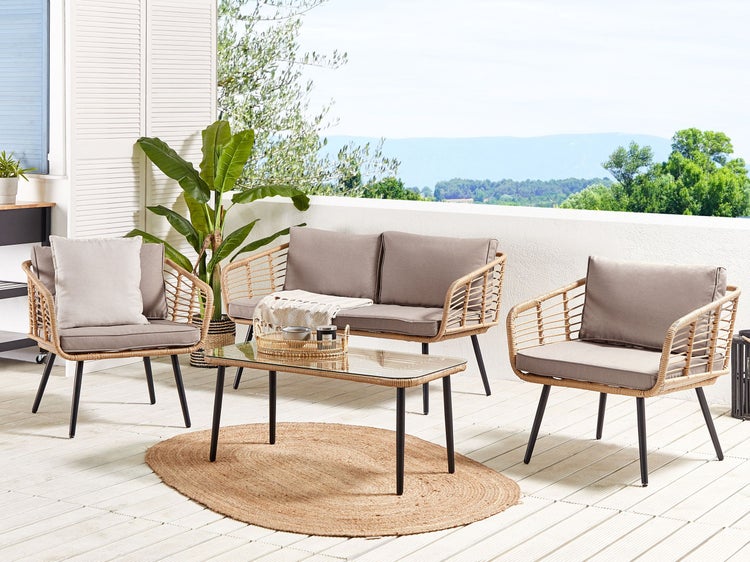 Outdoor Kissenbezug Set CORINTH Beige