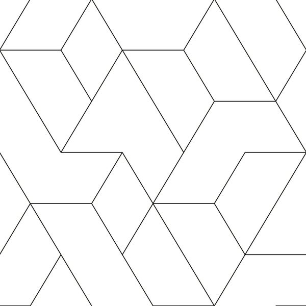 Origin Wallcoverings Tapete grafische Linien Schwarz-Weiß - 50 x 900 cm - 347903