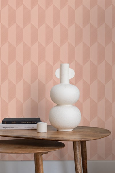 Origin Wallcoverings Tapete 3D Muster Terrakottarosa - 50 x 900 cm - 348033