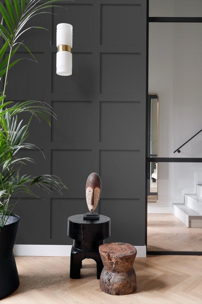 Origin Wallcoverings Tapete Holzwandverkleidung Antrazitgrau - 50 x 900 cm - 347957