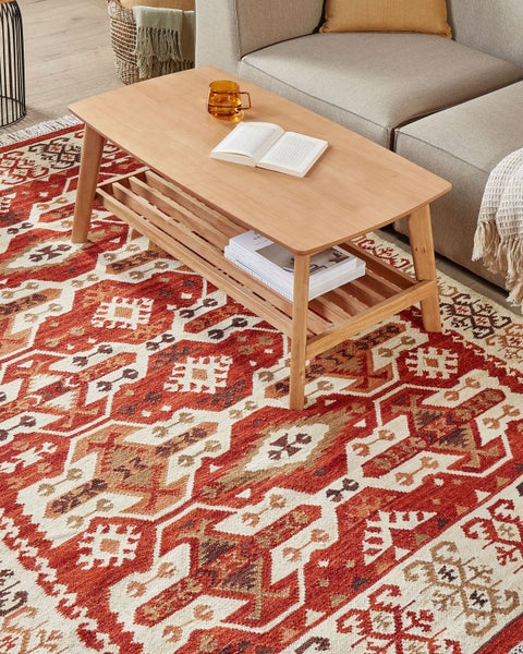 Teppich VOSKEVAZ Bunt 160 x 230 cm Wolle Kelim