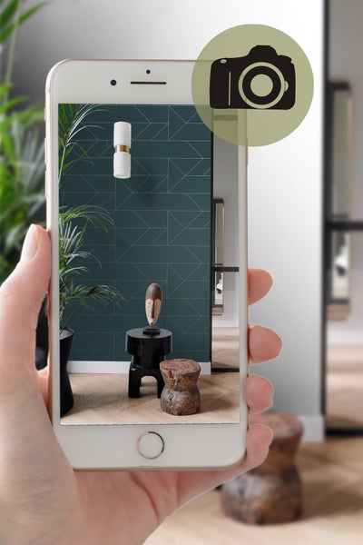 Origin Wallcoverings Tapete grafische Linien Dunkelblau - 0,53 x 10,05 m - 347725