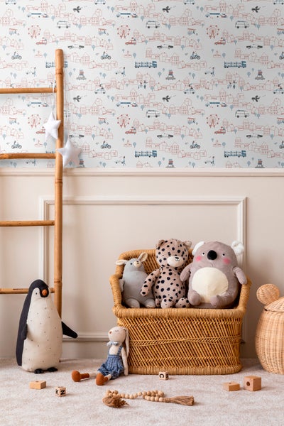 Zwei dekorative Kissen mit Monstera- und Paradiesvogelmuster