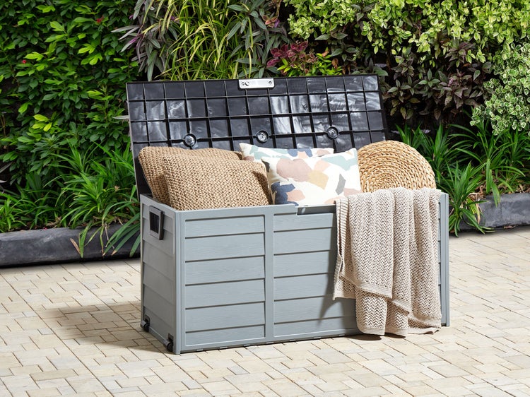 Aufbewahrungsbox LOCARNO 112 cm 50 cm Schwarz