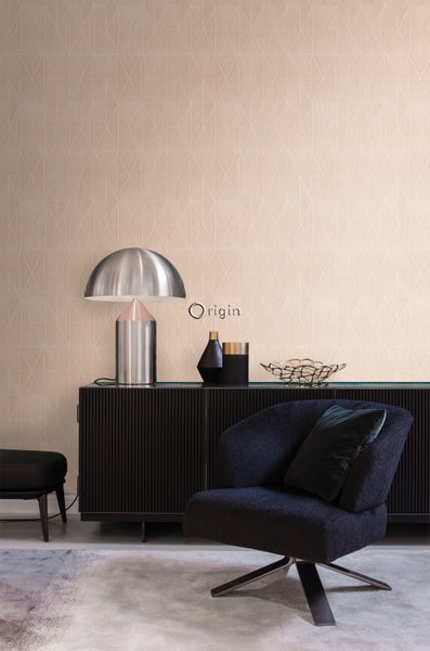 Origin Wallcoverings Tapete grafische Form Bronze - 53 cm x 10.05 m - 347231