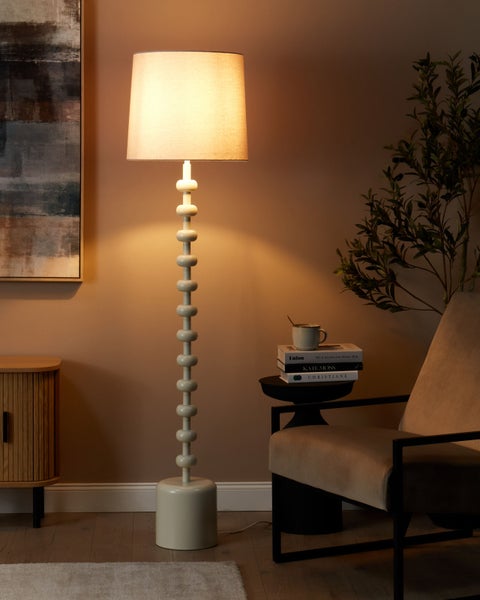 Stehlampe KRIOS Metall Weiß