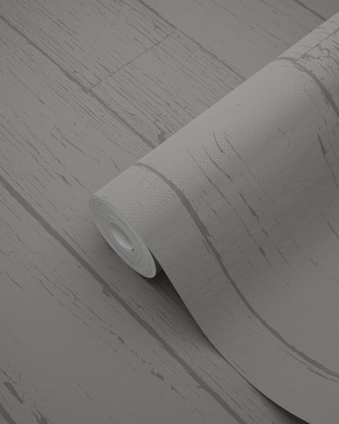 Origin Wallcoverings Tapete Holz-optik Taupe - 53 cm x 10.05 m - 347538