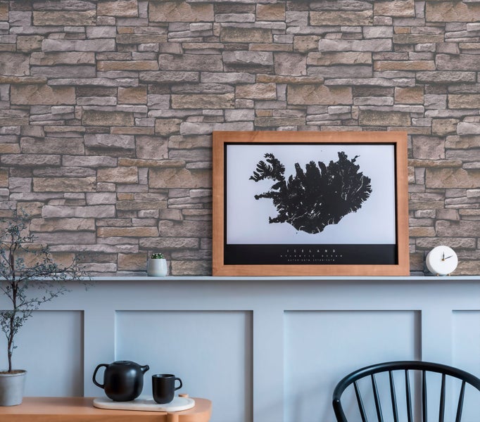 Tapetenrolle mit abstraktem Muster