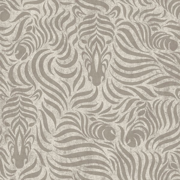 Sanders und Sanders Tapete Zebras Grau - 53 cm x 10 m - 640517