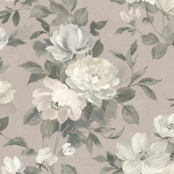 Borastapeter Tapete Blumen Rosa - 53 cm x 10.05 m - 660430