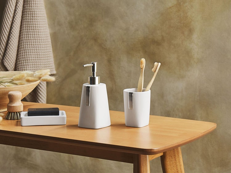 Badaccessoires Set 3-teilig SONANA Keramik Hellbeige