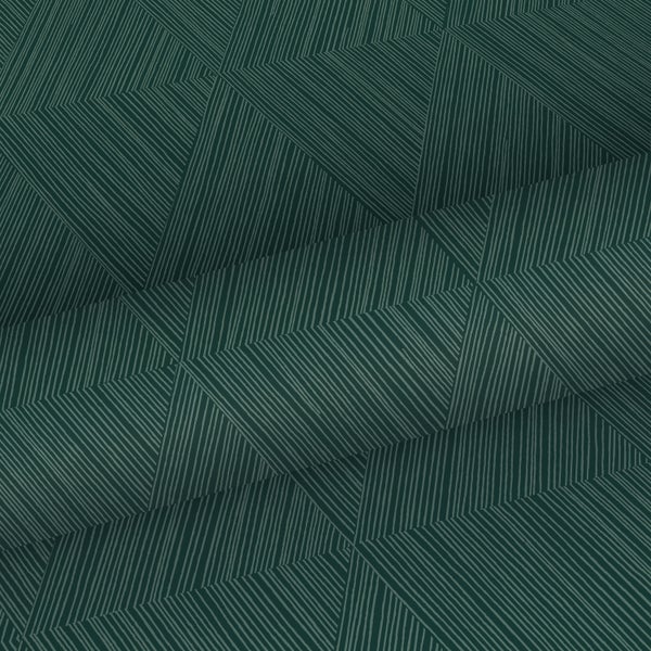 Origin Wallcoverings Tapete 3D-Muster Dunkelgrün - 53 cm x 10.05 m - 347847