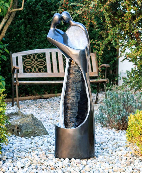 Brunnen Springbrunnen Gartenbrunnen FoPair 118cm 10778