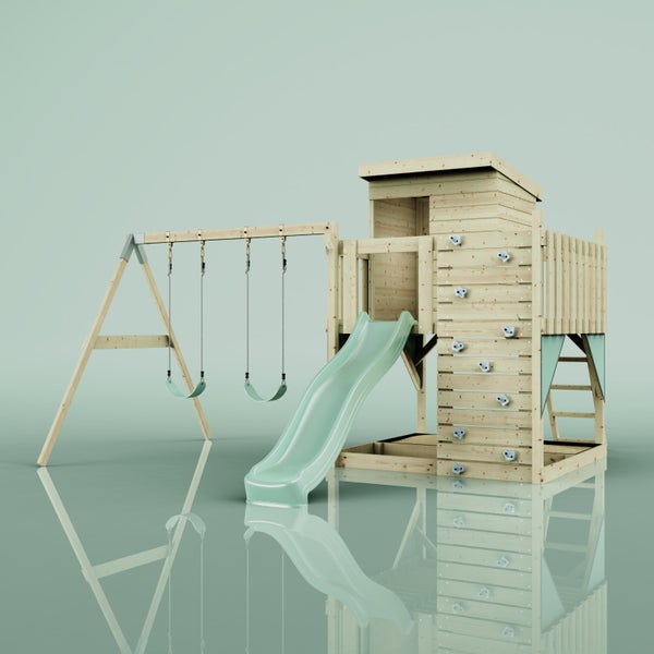 Ölauffangwanne aus Kunststoff mit Griffen, Ausgießer und KS TOOLS Logo.