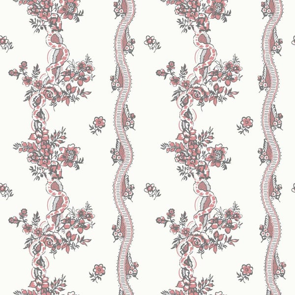 Duro Tapete Blumen Rot - 53 cm x 10.05 m - 661173