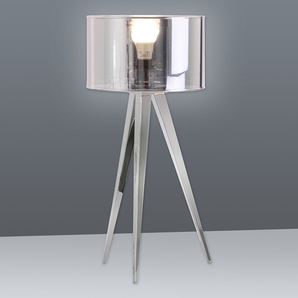 Stehlampe mit Lampenschirm und Stativfuß
