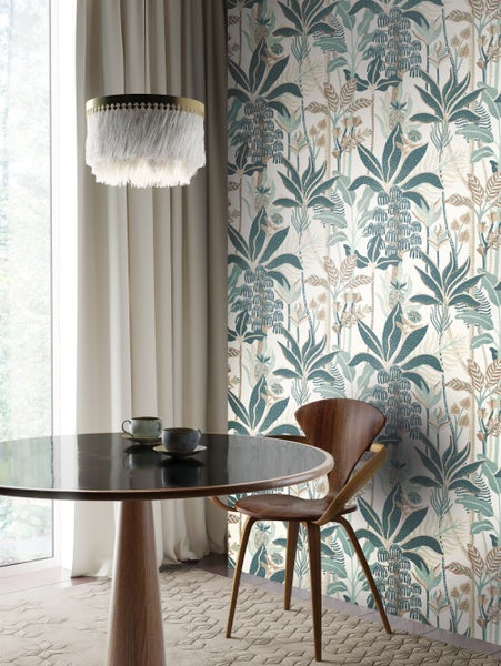Masureel Tapete Blumen Beige - 53 cm x 10.05 m - 630567