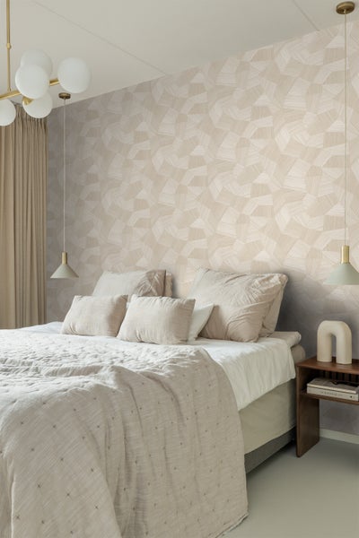 Origin Wallcoverings Tapete 3D-Muster Crême-Weiß - 53 cm x 10.05 m - 347986