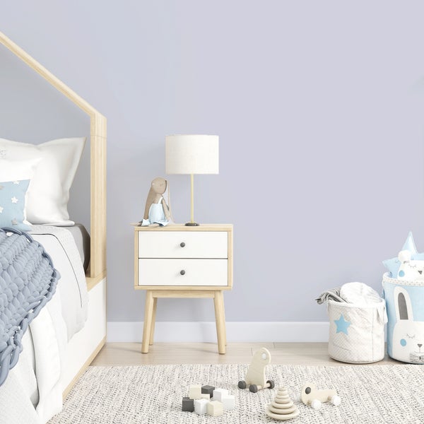 MissPompadour Wandfarbe Kinderzimmer Lila und Zärtlich 2,5L mit hoher Deckkraft - geruchsneutrale, spritzfreie Kreidefarbe - atmungsaktiv, wasserbasiert, VOC-frei - LittlePomp