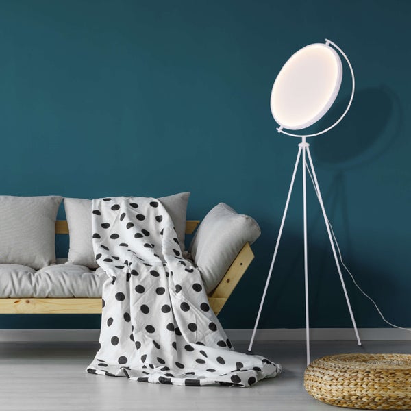 Textil-Stehleuchte MUNEGA h: 156cm