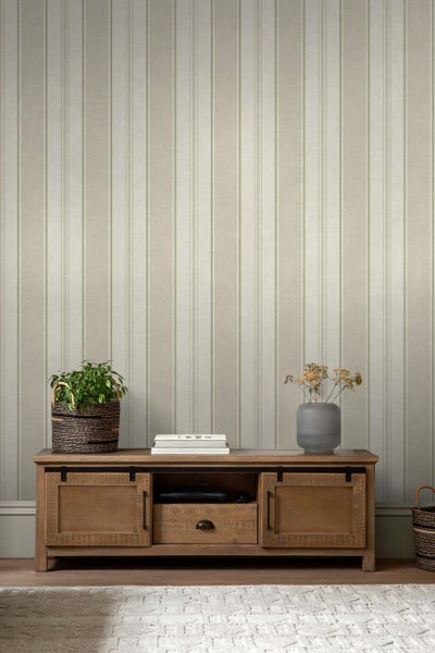 Next Vliestapete | Country Stripe - Neutral - 10mx52cm