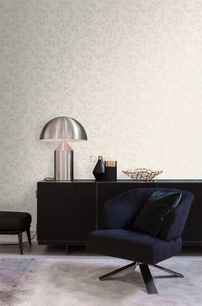 Origin Wallcoverings Tapete Blätter Beige - 53 cm x 10.05 m - 345929